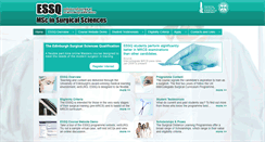 Desktop Screenshot of essq.rcsed.ac.uk